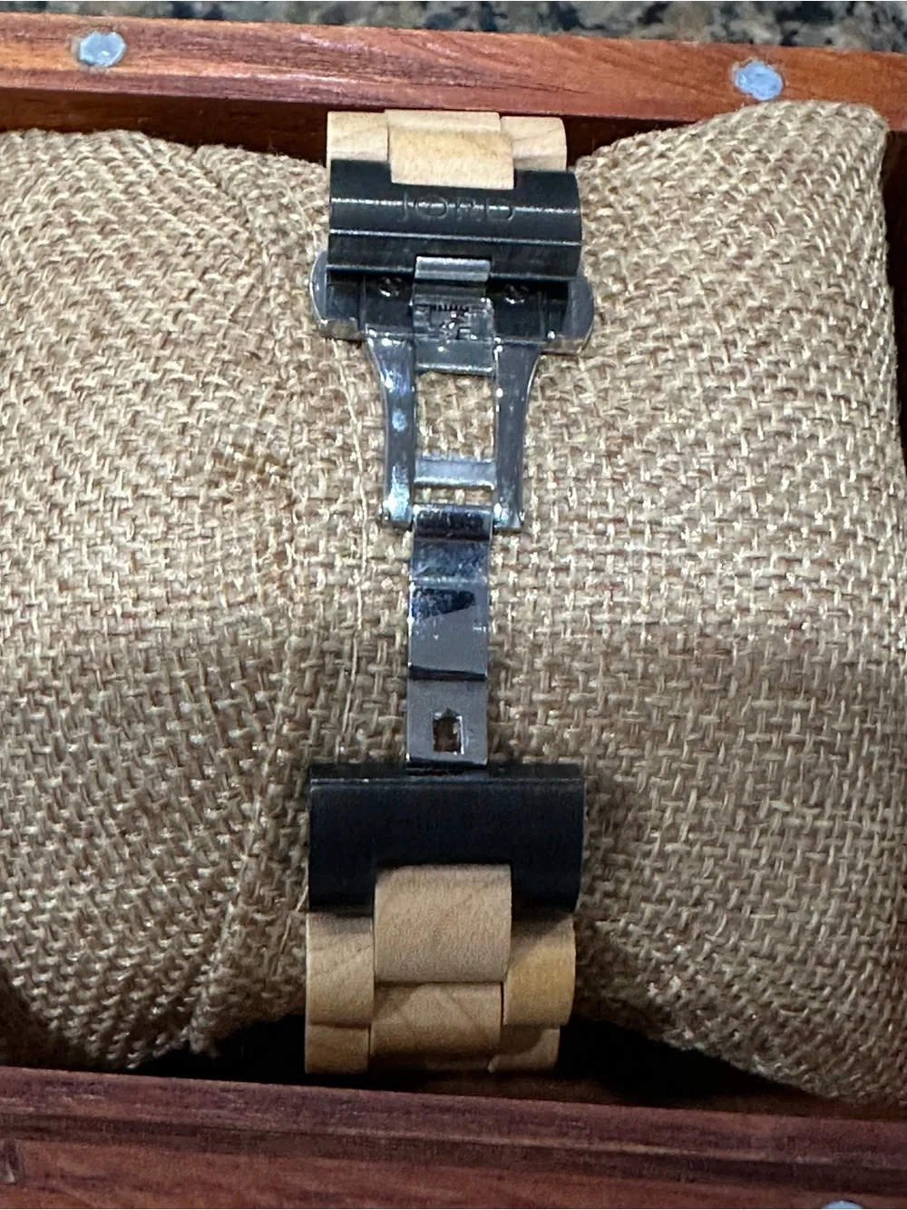 JORD Men's Natural Wood Watch - Light Beige